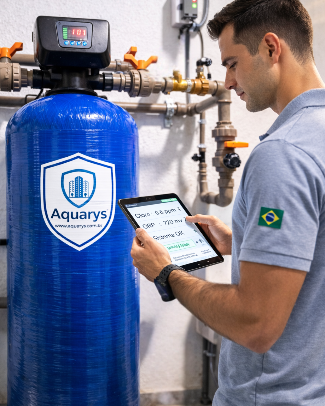 Tecnologia avançada de tratamento de água